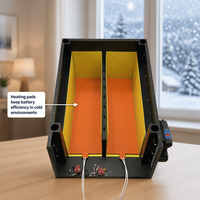 Batería de Litio Solar LiFePO4 de 11KWh/17KWh, 51.2V 280Ah 300Ah, Sistema de Almacenamiento de Energía Solar para el Hogar, Apilable y Divisible