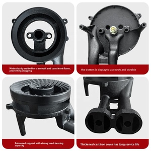 Modèle <span class=keywords><strong>Starfield</strong></span> 100 sur mesure # Brûleur en fonte sur pied pour cuisinière à gaz GPL, 1 brûleur, usage domestique, encastrable - Product Image 5