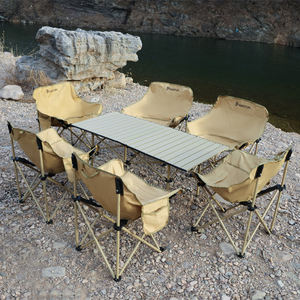 Ensemble <span class=keywords><strong>table</strong></span> et chaises pliantes pour pique-nique et banquet de camping pliable pour <span class=keywords><strong>6</strong></span> <span class=keywords><strong>personnes</strong></span> - Product Image 2