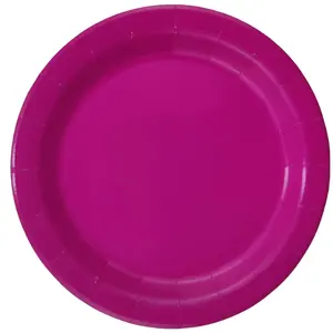 Customized Solid Color Printed Environmentally Friendly Disposable 7-inch 9-inch Dining Plate
