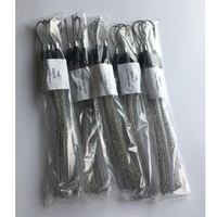 Poignées de câble en acier galvanisé à maille simple pour la protection des fils, diamètre de fil 16-22 mm, longueur personnalisable