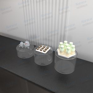 Kainice bánh plinth đứng xi lanh cho bữa tiệc tráng miệng thực phẩm hiển thị bảng hiển thị trường hợp hiển thị <span class=keywords><strong>Acrylic</strong></span> Hộp lưu trữ đồ chơi - Product Image 2