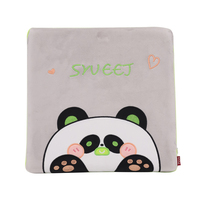 Dessin animé mignon Animal mémoire mousse antistatique amovible et lavable rebond lent coussin de siège coussin de chaise pour voiture de bureau à domicile