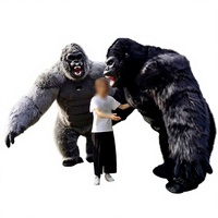 Costume de mascotte gonflable réaliste géant sur mesure (2,2 m, 2,6 m, 3 m) pour adultes et événements