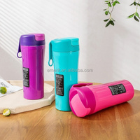 Nouvelle Arrivée 2026 Emerit – Bouteilles d'eau anti-déversement personnalisables avec logo, 500 ml, doublure en acier inoxydable 304, base à ventouse magique et poignée