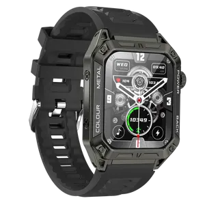 Недорогие 2024 цельнометаллические часы 1,91 дюймов цветной экран спортивные наручные часы мульти спортивные режимы умные часы