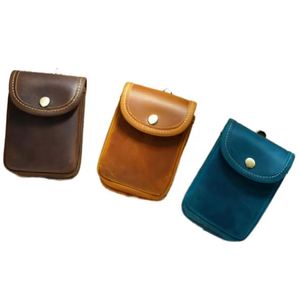 Portefeuille de ceinture promotionnel en cuir de vachette durable pour homme, mini pochette suspendue pour cartes et espèces, idéal pour les cadeaux de bienvenue et les cartes de crédit - Product Image 3