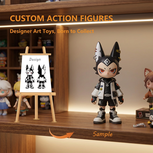 Figurines d'action en PVC personnalisées avec logo, cadeaux de la Fête des Mères pour Super Homme, objets de collection culturels créatifs - Product Image 1