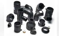 Klem Perbaikan Pipa HDPE Berflensa 90 Derajat, Tee, Sambungan Elektrofusi, Sambungan Butt Fusion, Fitting Elektrofusi, Adaptor Flensa