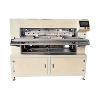 Machine de plissage de treillis métallique multicouche de type couteau