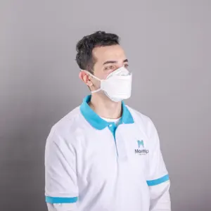 High Quality Disposable Fish Shape FFP2 High Filter Rating Adult Dust Particulate Respirator Masks without Valve