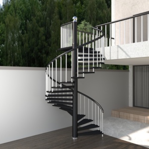 Escalera de Caracol de Acero para Exteriores Personalizada, <span class=keywords><strong>Escaleras</strong></span> de Aluminio, Escalera de Vidrio, Escalera de Caracol Moderna, <span class=keywords><strong>Escaleras</strong></span> de Segunda <span class=keywords><strong>Mano</strong></span> - Product Image 1