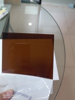 Plaques en polycarbonate solides et plates de 6 mm à 8 mm, brun foncé et brun clair, avec protection UV, populaires pour la toiture