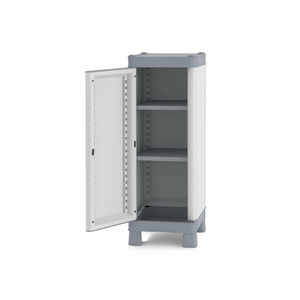 TTAKE Single Cabinet <b>Low</b> <b>Wardrobe</b> Storage Unit With Door And Shelves For Tools And Equipment - Product Image 2
