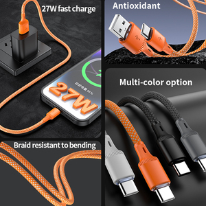 Cavo USB Type-C Intrecciato in Nylon da 60W per Ricarica Rapida e Trasferimento Dati, Compatibile con Xiaomi, <span class=keywords><strong>Samsung</strong></span>, Huawei - Product Image 5