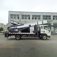 Camionnette à échelle mobile 4x2 avec plateforme élévatrice hydraulique pour le transport de meubles et les opérations de déménagement en hauteur