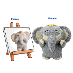 Trung Quốc hàng đầu tùy chỉnh đồ chơi sang trọng nhà máy OEM Dịch vụ Màu Xám Voi đồ chơi sang trọng tùy chỉnh đồ chơi sang trọng OEM - Product Image 1