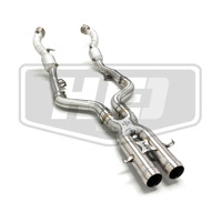 Échappement à haut débit pour Mercedes Benz S600 5.5T W221 (2003-2013) Downpipe avec conception de tuyau en X isolé