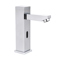Robinet à capteur automatique intelligent HY-157D Robinet d'eau sans contact sans contact au design contemporain pour la salle de bain et la cuisine
