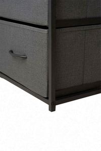 Commode autoportante moderne en tissu pour salon, durable, avec panneaux en MDF et acier inoxydable, en pin, disponible en plusieurs couleurs - Fournisseur en gros - Product Image 2
