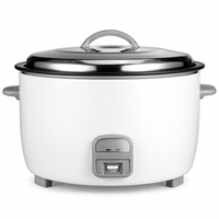 Cuiseur à riz commercial à tambour, gamme 3,6L-10L, 5 tailles, cuiseur électrique industriel 1250W-2900W pour restaurant, cantine, hôtel