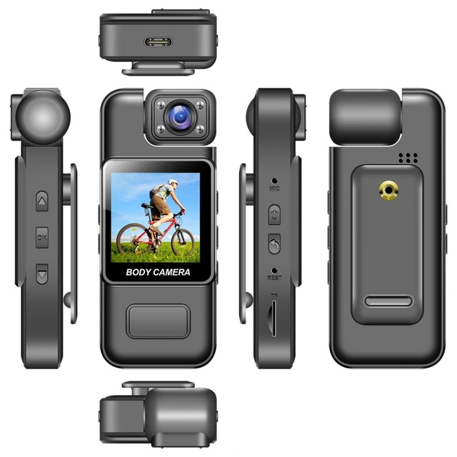 M11 Handheld Pocket Camera Clip-on 1080P HD Infrared Night Vision IP67 Waterproof 90 Wide Angle Wearable Video 1.54" Screen
