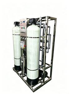 Système de purification d'eau par osmose inverse industrielle 500 LPH, filtre à sable de quartz et charbon actif - Product Image 1
