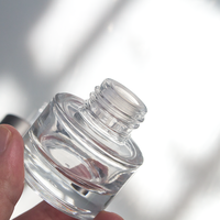 Vente en gros de flacons compte-gouttes en verre transparent, ambré ou coloré pour cosmétiques, visage, cheveux et corps, 15ml, 20ml, 30ml, 50ml