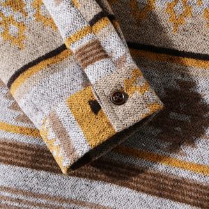 Mens manica <span class=keywords><strong>lunga</strong></span> logo personalizzato lana rivestimento caldo camouflage moda camicie casual gentleman bomber camicie per uomo - Product Image 5