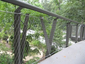 Trực Tiếp Nhà Máy Ss304 316 Kích Thước Tùy Chỉnh Lan Can Thép Không Gỉ Dây An Toàn Hàng Rào Lưới Dây Cáp Cho Cầu - Product Image 5