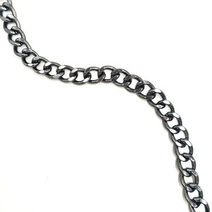 Cadena de aluminio de doble cara para decoración de bolsos DIY, cadena metálica de alta calidad, 800 eslabones, plateada, origen Huizhou - Product Image 2