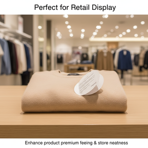 Custom-made glossy UV-resistant self-adhesive, <b>waterproof</b> and oil-resistant double-layer vinyl <b>labels</b> for cosmetics and clothing - Product Image 4