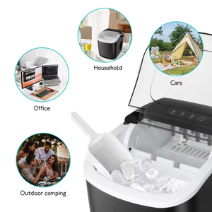 Machine à glaçons électrique automatique tendance 2026 avec boîtier en plastique de qualité alimentaire pour la fabrication de glaçons en forme de balle, machine à glaçons portable - Product Image 6