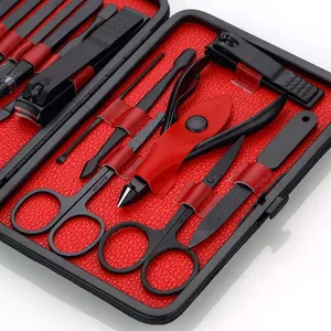 Set <span class=keywords><strong>de</strong></span> Manicura Profesional <span class=keywords><strong>de</strong></span> 18 Piezas, <span class=keywords><strong>Pinzas</strong></span>/Cortauñas/Cortador <span class=keywords><strong>de</strong></span> <span class=keywords><strong>Uñas</strong></span> Curvos <span class=keywords><strong>de</strong></span> Acero Inoxidable con Apertura <span class=keywords><strong>de</strong></span> Mandíbula Ancha <span class=keywords><strong>para</strong></span> el Cuidado Personal <span class=keywords><strong>de</strong></span> Dedos <span class=keywords><strong>de</strong></span> Manos y <span class=keywords><strong>Pies</strong></span> - Product Image 4