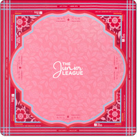 Tapis de jeu de mahjong et de poker pliables élégants et luxueux, motif floral, tissus en microfibre, écologiques, durables, divertissement