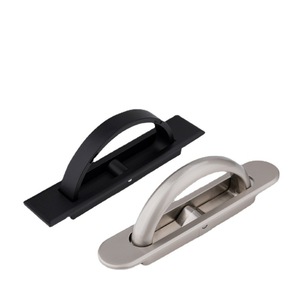 Furniture Handle Zinc Alloy Bar Shape Minimalist Design Drawer Wardrobe Easy Installation <b>Concealed</b> Handle - Product Image 1