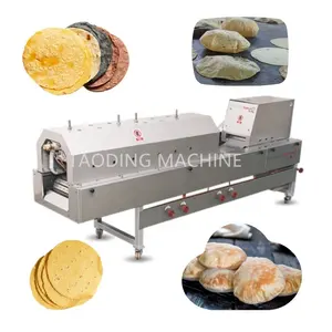 נסן פורט אוטומטית מלאה ליצירת צ'פאטי מכונת רוטי עטיפות טורטיה מכונה להכנת לחם רוטי ערבי