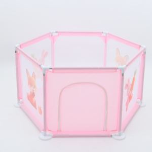 קיוניאו מודפסת משושה זחילה מחצלת לתינוק סלון משחק ילדים לילדים של מזחלת זחילה עם מעקה - Product Image 1