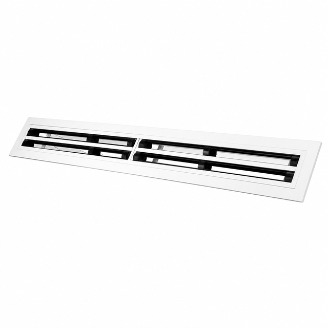 Premium Extruded Aluminum Linear Slot Diffuser LSD3595 Adjustable Pattern Air Grille for High-end HVAC Installations
