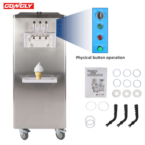 Gongly Beliebte Herstellerausrüstung: Softy Sundae Eismaschinen – Einfach zu bedienende, kompakte Eismaschine - Product Image 3