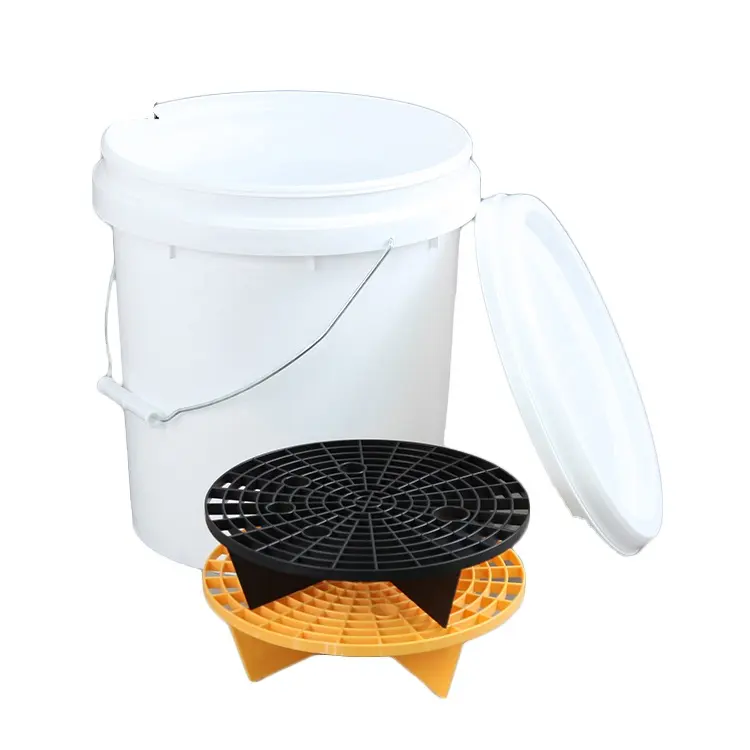 100% tambor/cubo de plástico virgen HDPE /PP de calidad alimentaria de 20 litros para agua, alimentos o cubo químico para lavado de coches