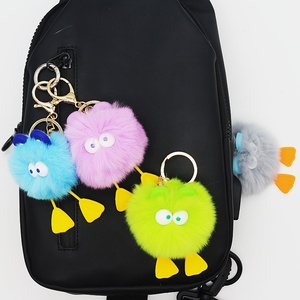 <span class=keywords><strong>Porte</strong></span>-clés en peluche ours, <span class=keywords><strong>pompon</strong></span>, poupée endormie, <span class=keywords><strong>porte</strong></span>-clés <span class=keywords><strong>DIY</strong></span>, sublimation, llaveros, cadeau, boules 3D, <span class=keywords><strong>porte</strong></span>-clés en peluche - Product Image 4