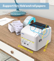 Imprimante d'étiquettes d'expédition thermique Xprinter 4x6 pouces avec interface USB pour usage de bureau