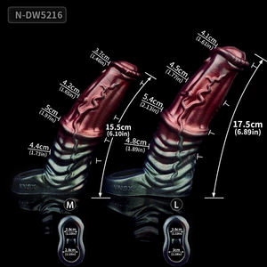 Manchon d'agrandissement portable en silicone <span class=keywords><strong>pour</strong></span> <span class=keywords><strong>pénis</strong></span> de loup, tailles M et L, avec anneau pénien animal en forme de pieuvre à tentacules - Product Image 6
