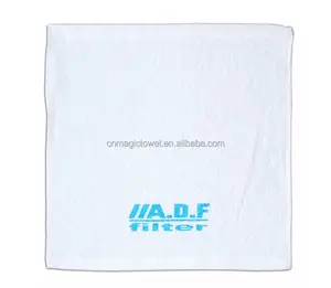 Logotipo personalizado promocional impresso algodão toalha de presente 100% algodão de viagem essencial portátil comprimido toalha mágica
