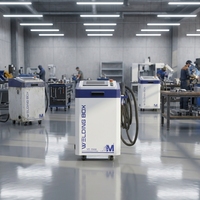 Máquina de Soldadura Láser de Fibra Metálica Portátil de 1500W 2000W 3000W, Máquina de Limpieza Láser para Metal, Acero Inoxidable y Aluminio