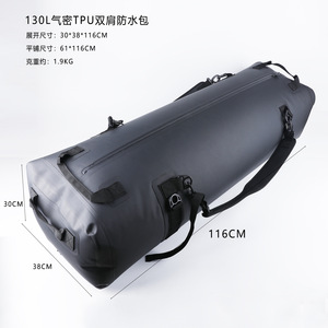 Sac à dos en nylon TPU 840D avec fermeture à glissière étanche à l'air Grande capacité Style de maille gonflable à la mode Résistant à l'eau Élégant - Product Image 4