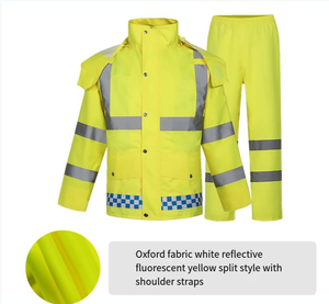 <span class=keywords><strong>Abbigliamento</strong></span> <span class=keywords><strong>da</strong></span> <span class=keywords><strong>Lavoro</strong></span> di Sicurezza Impermeabile ad Alta Visibilità ANSI Classe 2 per Settori Edili, Igienici <span class=keywords><strong>e</strong></span> di Trasporti - Product Image 1