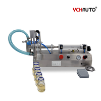 10-300ml petite entreprise machine de remplissage de liquide semi-automatique pour bouteille de parfum pour atelier