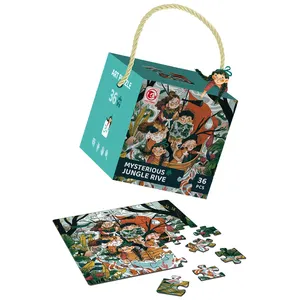 퍼즐 게임 재미 직소 퍼즐 게임 신비한 정글 환상적인 꽃 쥬라기 탈출 테마 퍼즐의 시리즈